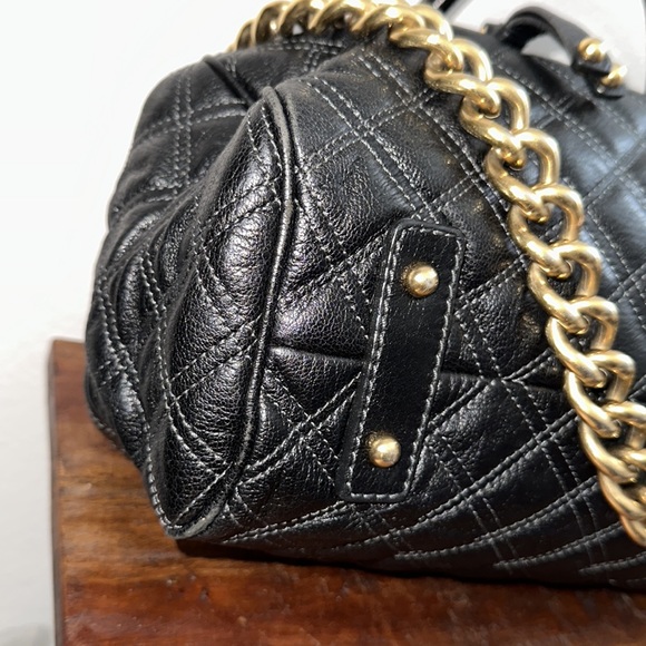 Y2K Marc Jacobs Black Quilted Stam Bag Purse - Picture 12 of 16